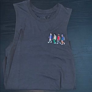stranger things character tank top